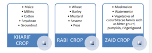 Types of crops on the basis of season 